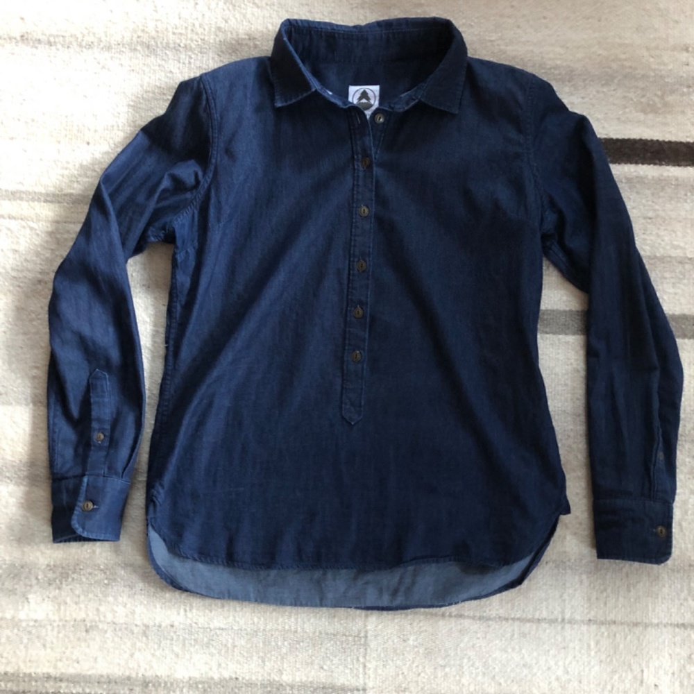 Tradlands Hatteras Pop Over Denim Shirt - Picture 4 of 14